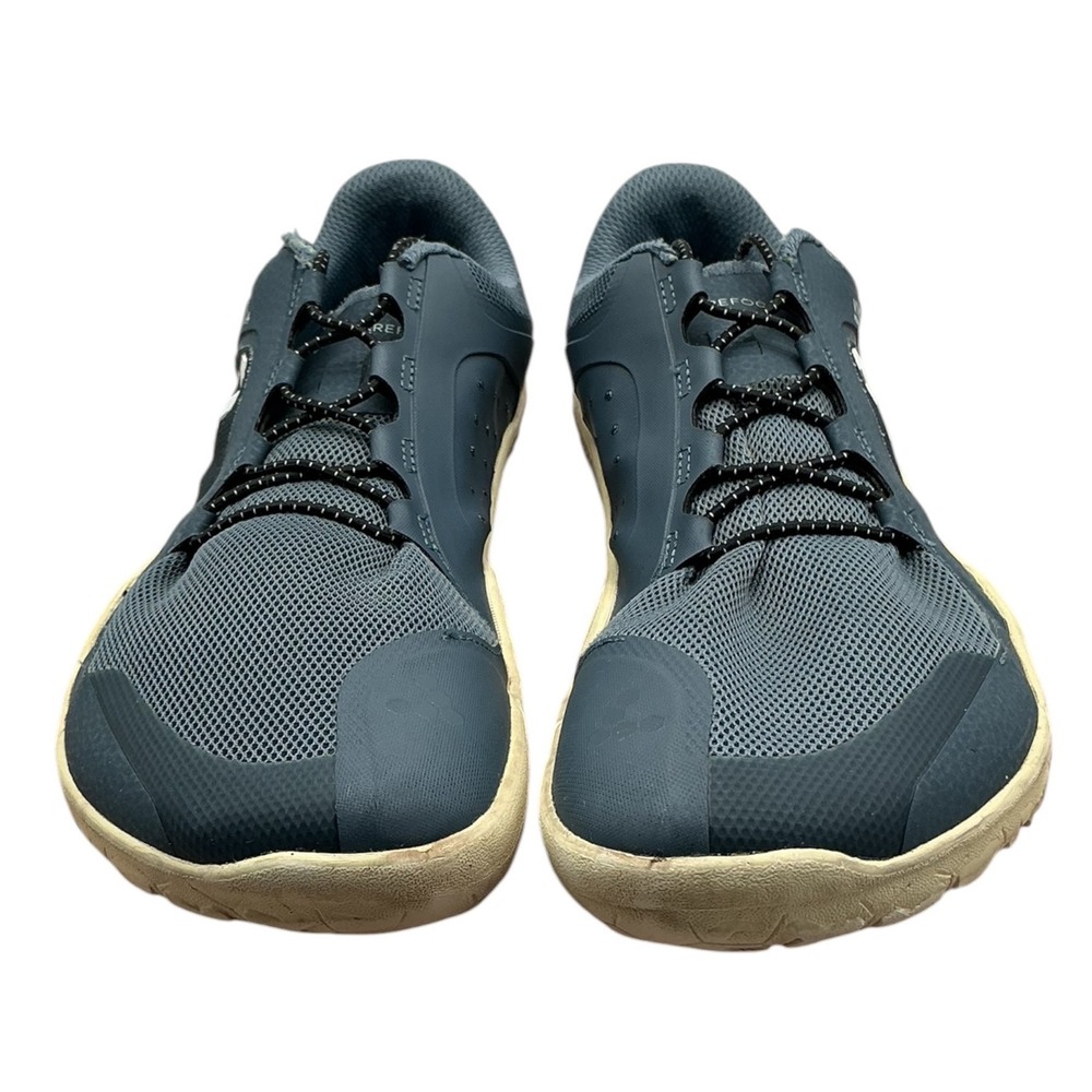 Vivobarefoot Primus Trail Firm Ground Mens Barefoot Running Shoes Blue Tan
